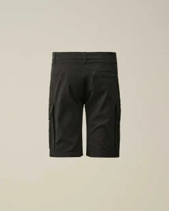 U16 Stretch Gabardine Cargo Shorts^C.P. Company Shop